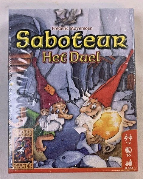 999 Games Saboteur The Duel Card Game, nouveau jeu en plasti, 1 ou 2 joueurs, Envoi, Comme neuf, 999 games