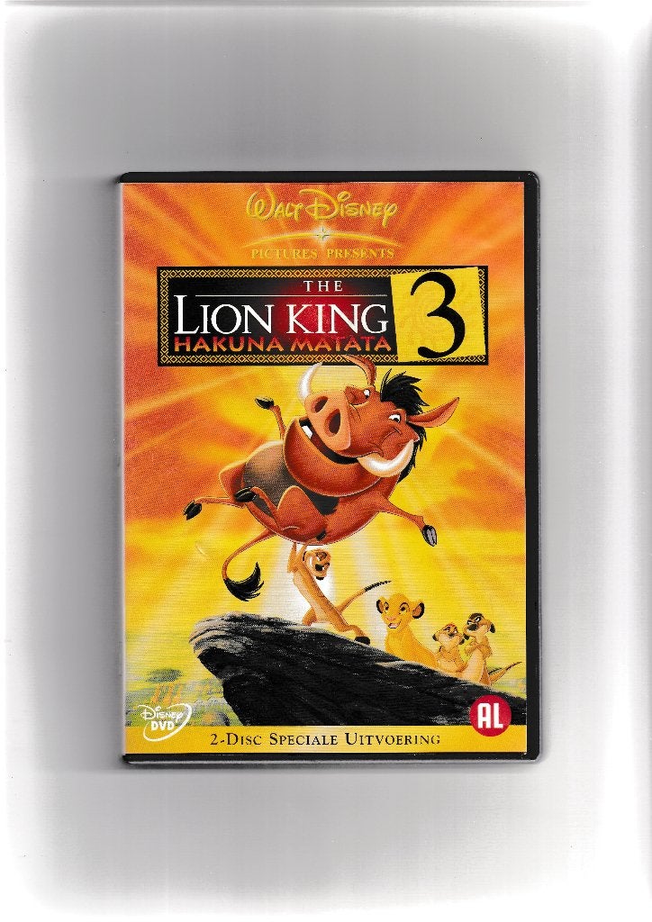 Waly Disney ,THE LION KING ,, Hakuna matata 3, Enlèvement ou Envoi, Contes de fées, Utilisé, Film