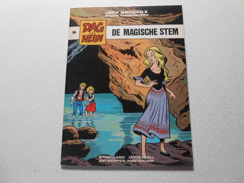 Dag en Heidi 9 De magische stem 1983 1 ste druk., Enlèvement ou Envoi, Une BD, Comme neuf, Jeff Broeckx