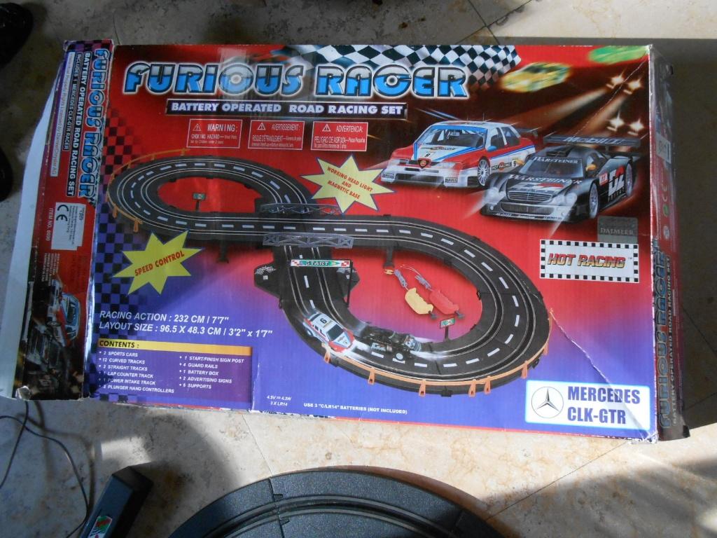 marque de jouets Racetrack : Furious 96 cm x 50 cm, Électrique, Enlèvement ou Envoi, À monter soi-même, Circuit