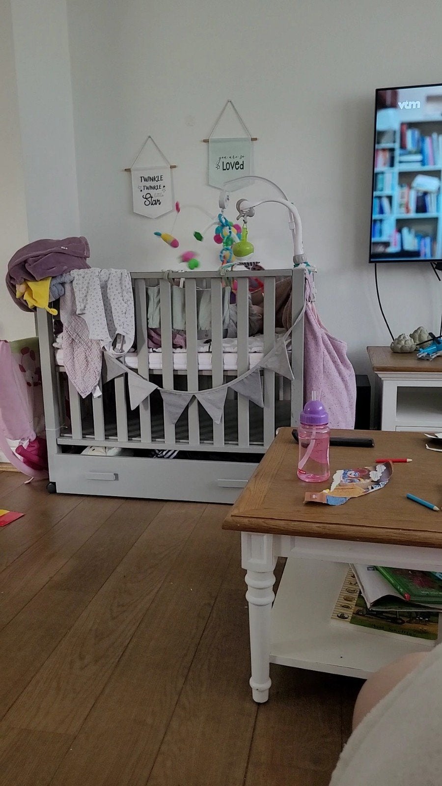 baby park grijs, Ophalen