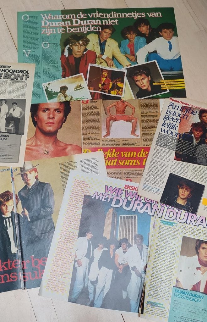 tijdschriftartikels Duran Duran, Verzamelen, Ophalen of Verzenden
