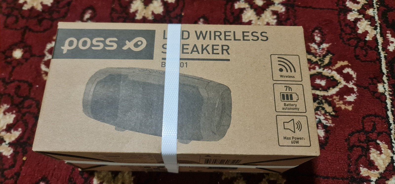 Haut-parleur Bluetooth Poss neuf.
Connexion Bluetooth
USB, Enlèvement ou Envoi