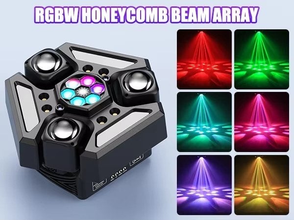 Nouvelle lampe DMX triangulaire mobile RGBW 480W, Enlèvement ou Envoi, Neuf, Lumières, Commande sonore