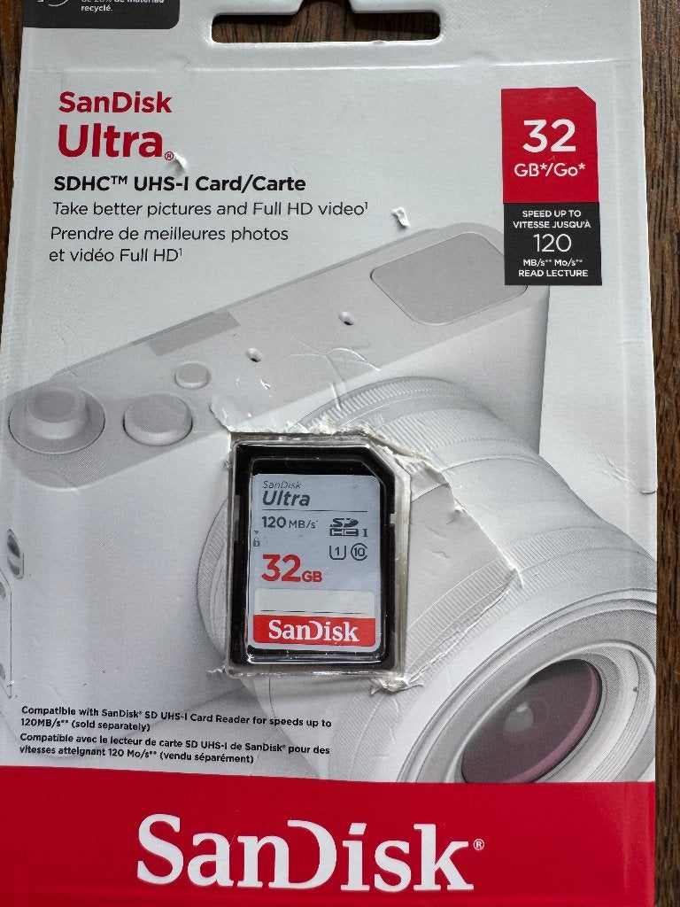 sd kaartje nieuw,mis gekocht, Audio, Tv en Foto, Foto | Geheugenkaarten, Ophalen, SD, 32 GB, Nieuw