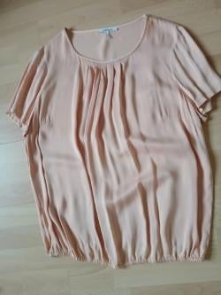 Elegante zalmroze blouse, Maat 42/44 (L), Ophalen of Verzenden, Steilmann, Roze