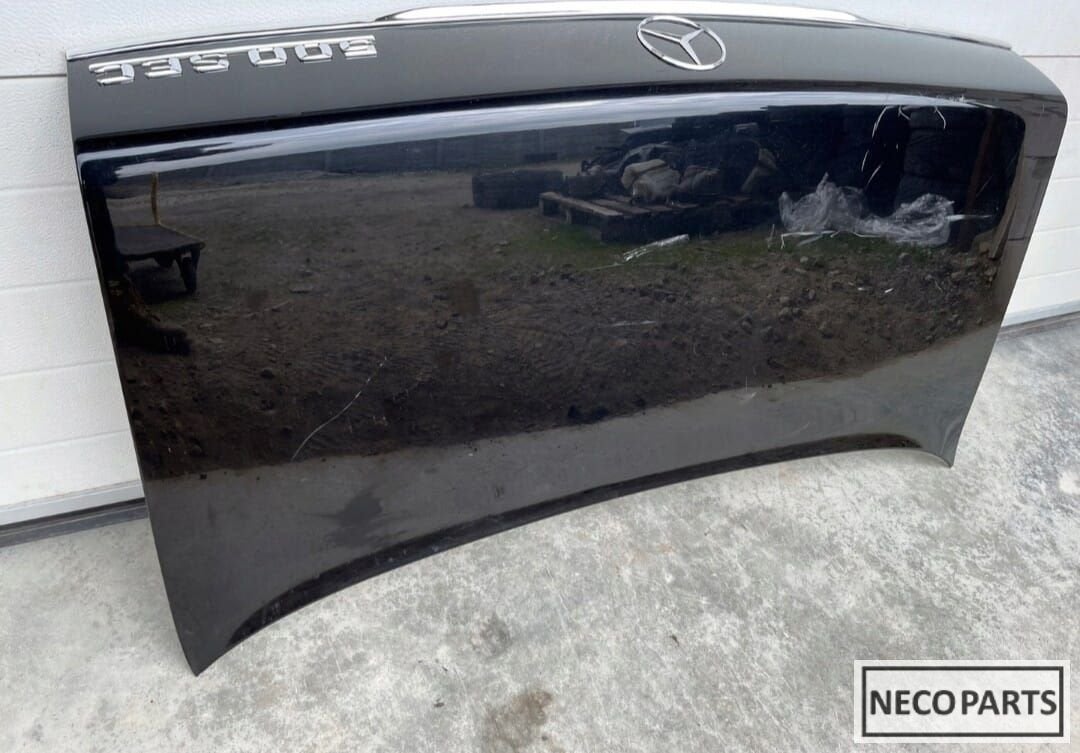 MERCEDES BENZ S KLASSE W126 SEC COUPE ACHTERKLEP, Gebruikt, Ophalen of Verzenden, Achter, -