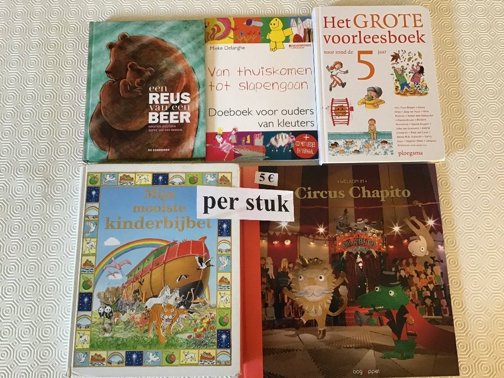 5 kinderboeken voor kleuters aan 5 euro per boek, Boeken, Kinderboeken | Kleuters, Zo goed als nieuw, Ophalen of Verzenden