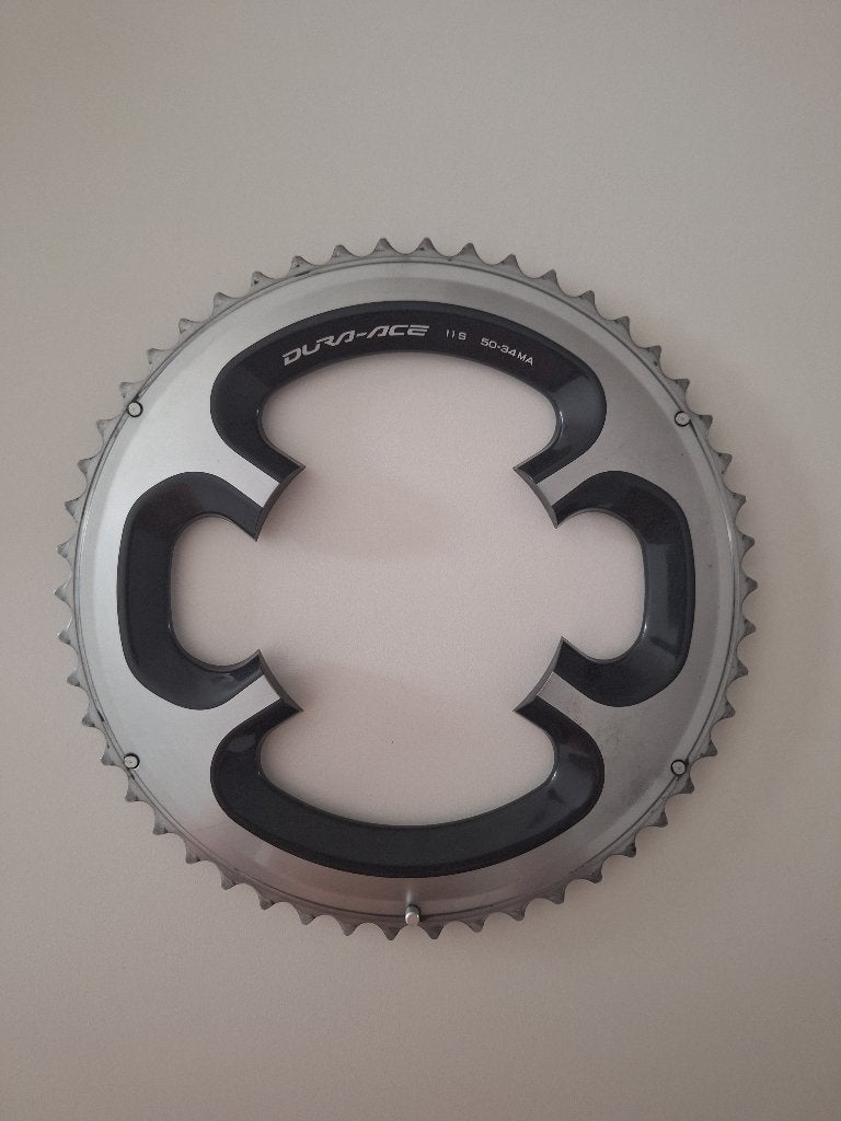 Shimano Dura Ace tandwiel 50T, Fietsen en Brommers, Crankstel of Pedalen, Gebruikt, Ophalen of Verzenden, Aluminium