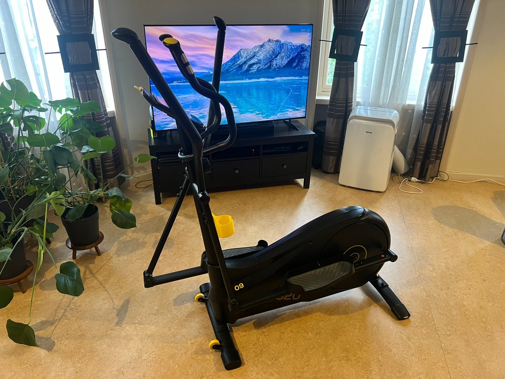 velo elliptique domyos 520 auto-alimenté, Sports & Fitness, Appareils de fitness, Enlèvement, Comme neuf, Vélo elliptique