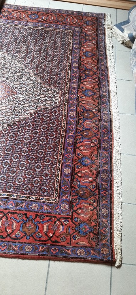 Tapijt Nepal, Huis en Inrichting, Stoffering | Tapijten en Vloerkleden, Ophalen, Nepal, Rood, 150 tot 200 cm
