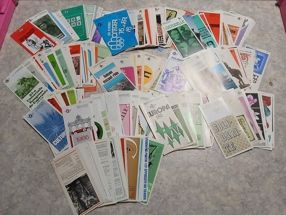 Lot de feuillets explicatifs, Sans timbre, Enlèvement ou Envoi, Non oblitéré, Autre