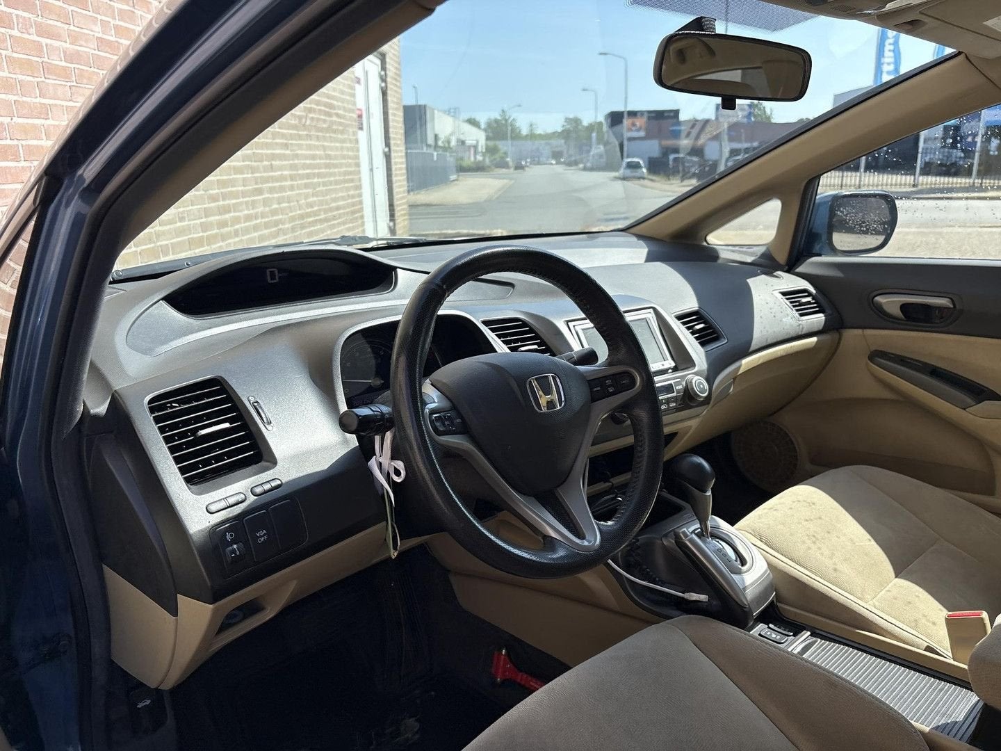 Honda Civic 1.3 Hybrid | Leder | Climate | Cruise | Navi | S, Autos, Achat, Beige, Entreprise, 109 g/km