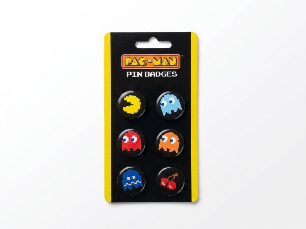Badges Pac-Man, Collections, Enlèvement ou Envoi, Neuf, Autres sujets/thèmes, Insigne ou Pin's