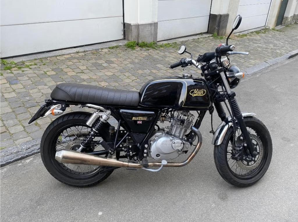 Mash Black 7 125cc Café Racer (whatsapp me 0486634231!), Motoren, Occasion, Motorrijbewijs A, Particulier, 125 cc