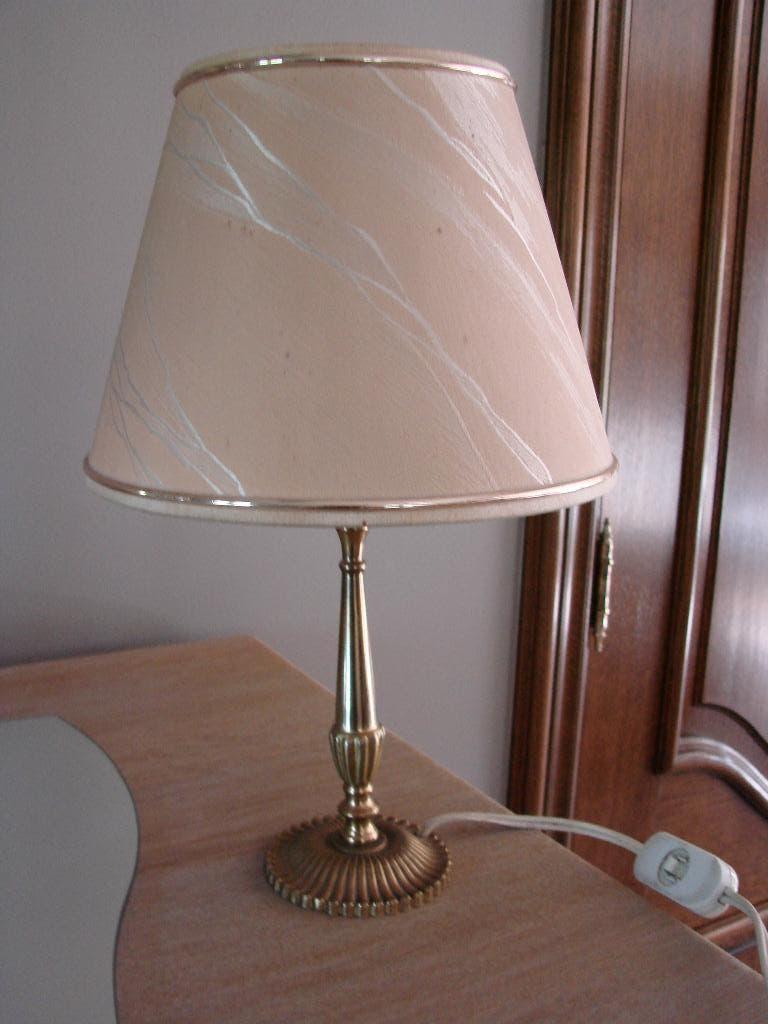 tafel lampje: koper, Enlèvement, Comme neuf, Vintage koper