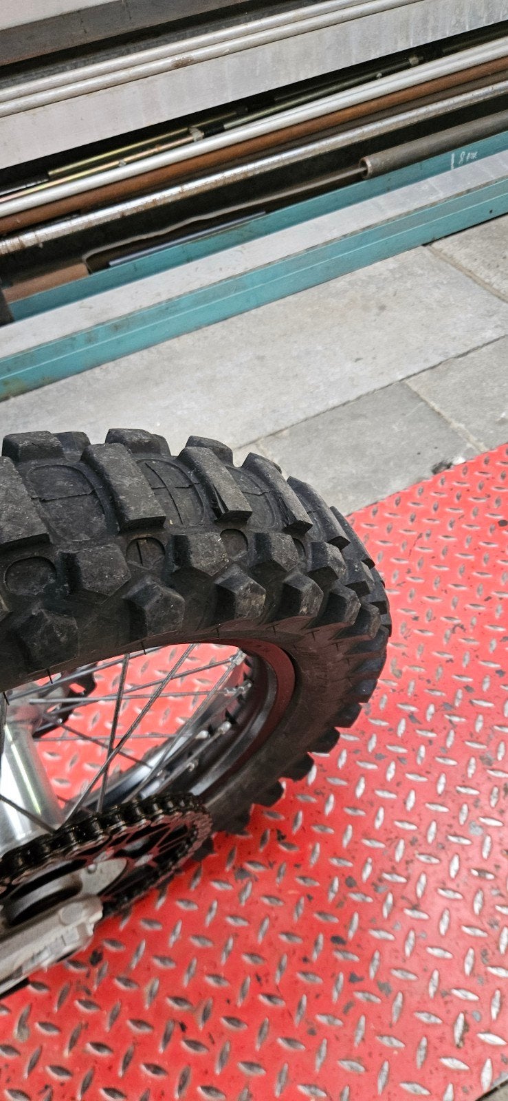mc 360 enduro band. 120 breed, Ophalen