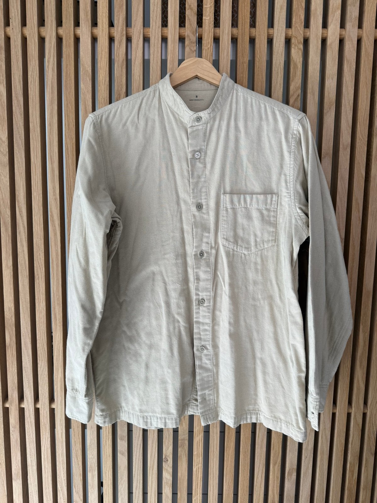 Beige hemd small, Ophalen of Verzenden, Zo goed als nieuw, Beige