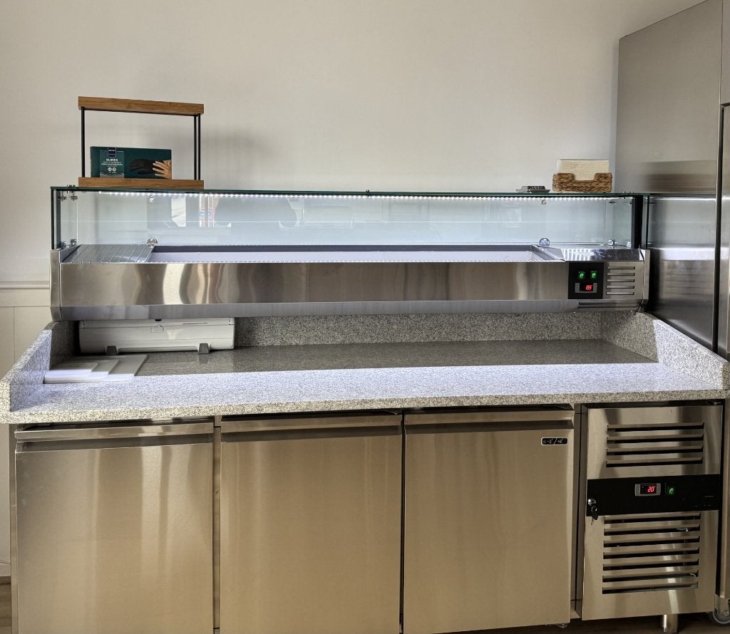 Pizzawerkbank met granieten werkblad & opzetkoeling*BJ 2025*, Ophalen, Nieuw zonder verpakking, Koelen en Vriezen