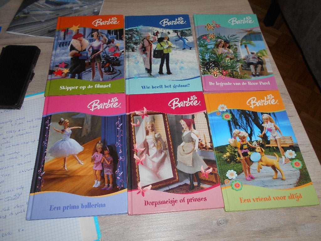 6 leesboeken van barbie, Boeken, Ophalen of Verzenden, Zo goed als nieuw