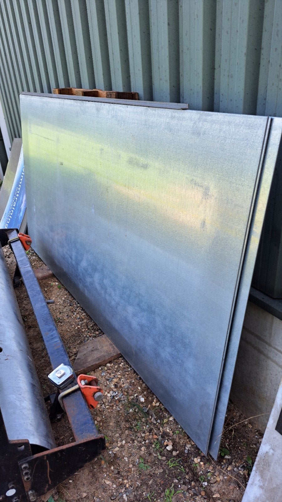 gegalvaniseerde stalen platen 5x 2500/1250/3mm, Doe-het-zelf en Bouw, Ophalen, Nieuw