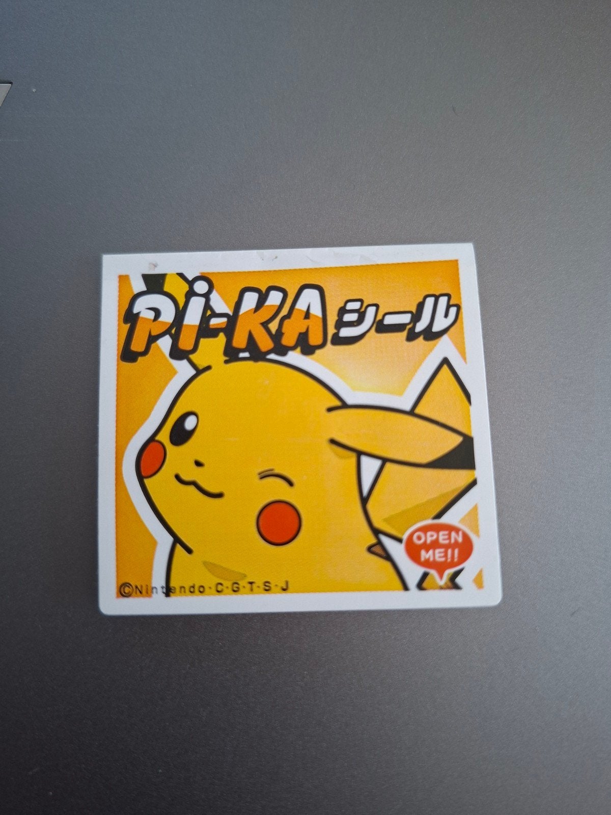 Sticker Pokémon PI-KA Pikachu et Zarbi/Unknown, Enlèvement ou Envoi