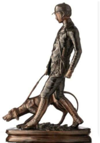 bronze le chasseur signe charles valton, Antiquités & Art, Enlèvement ou Envoi, Bronze