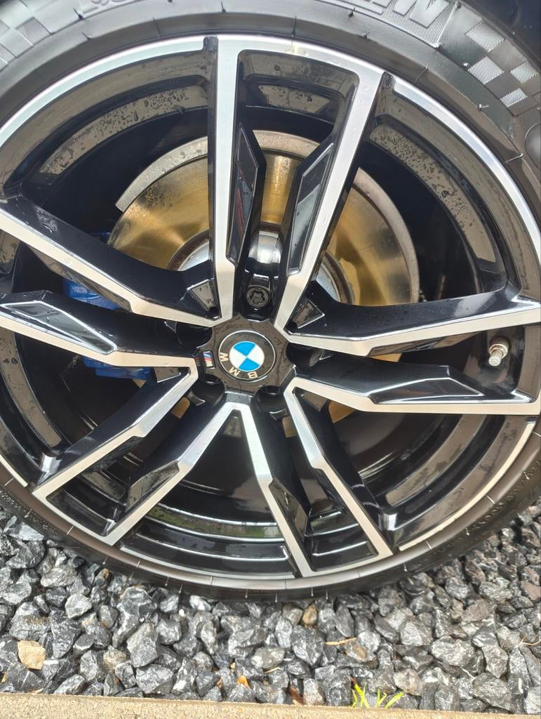 M velgen 19 inch breedset 5x112, Ophalen, 19 inch, Band(en)