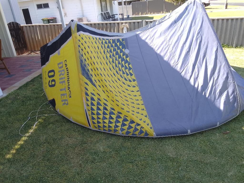 Kitesurf cabrinha drifters, Enlèvement, Utilisé, 9 m²