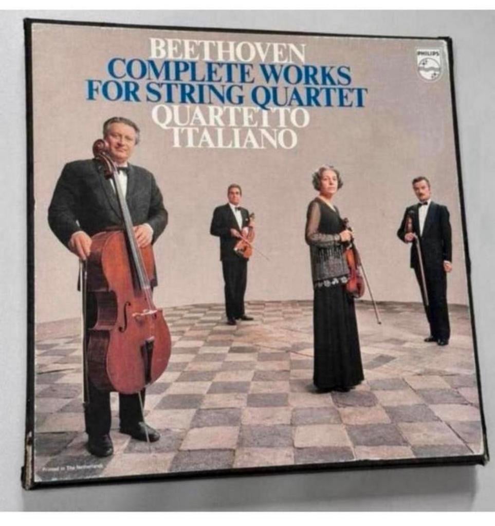 QUARTETTO ITALIANO BEETHOVEN COFFRET 10 QUATUORS À CORDES LP, CD & DVD, Vinyles | Classique, Comme neuf, Coffret, Avec pochette intérieure