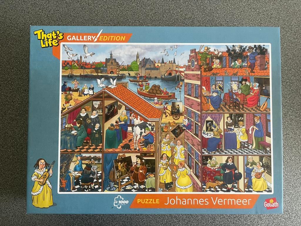 Goliath - That’s Life puzzel - Johannes Vermeer - 1000 stuks, Enlèvement ou Envoi, Comme neuf