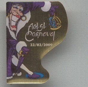 Carnaval Aalst pin 2009, Verzamelen, Speldjes, Pins en Buttons, Ophalen of Verzenden