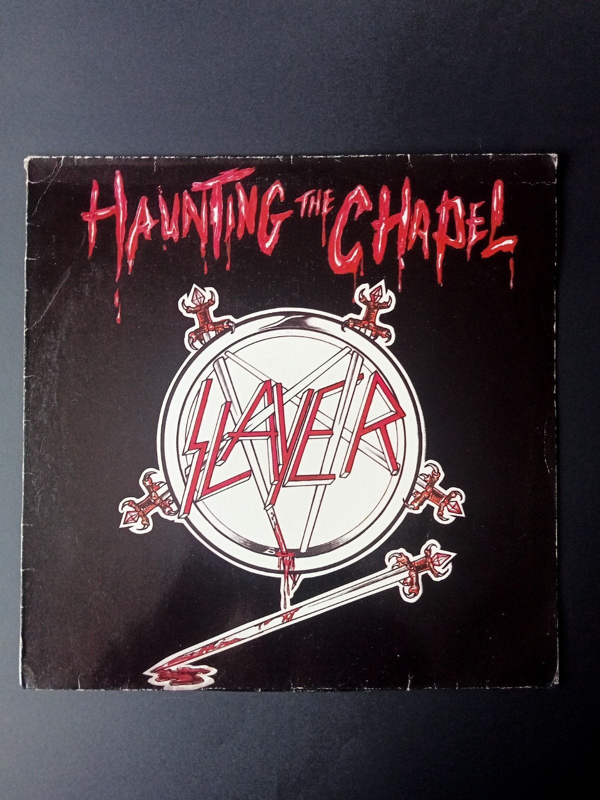 SLAYER album "Haunting the Chapel" (1st Dutch pressing)