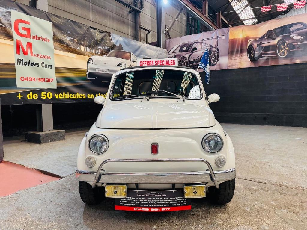 Fiat 5OO 110F Ancetre restaurée + Remorque, Achat, Entreprise, Garantie prolongée, 13 kW