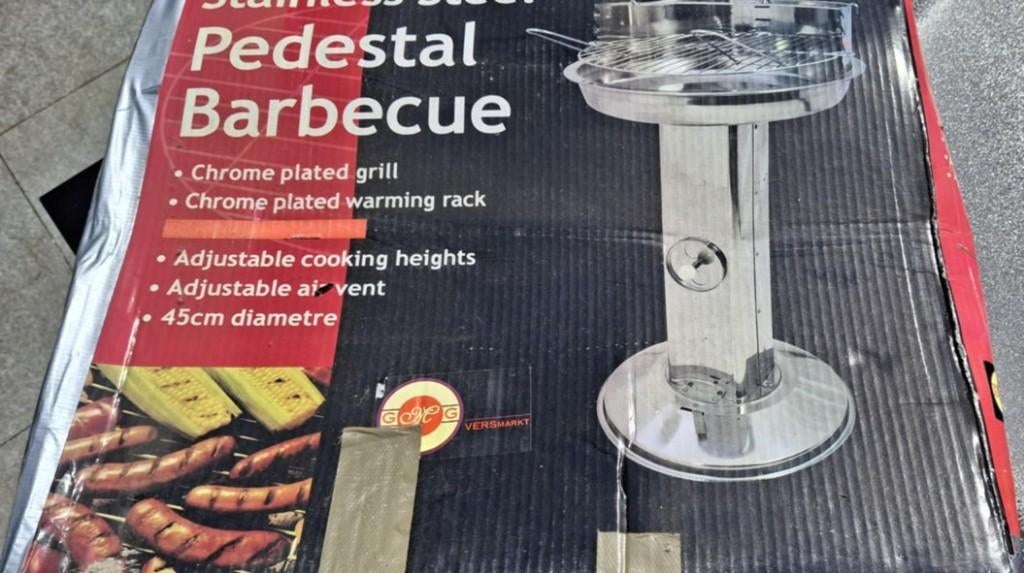 Stalen BBQ, Tuin en Terras, Ophalen, Nieuw, Zie foto