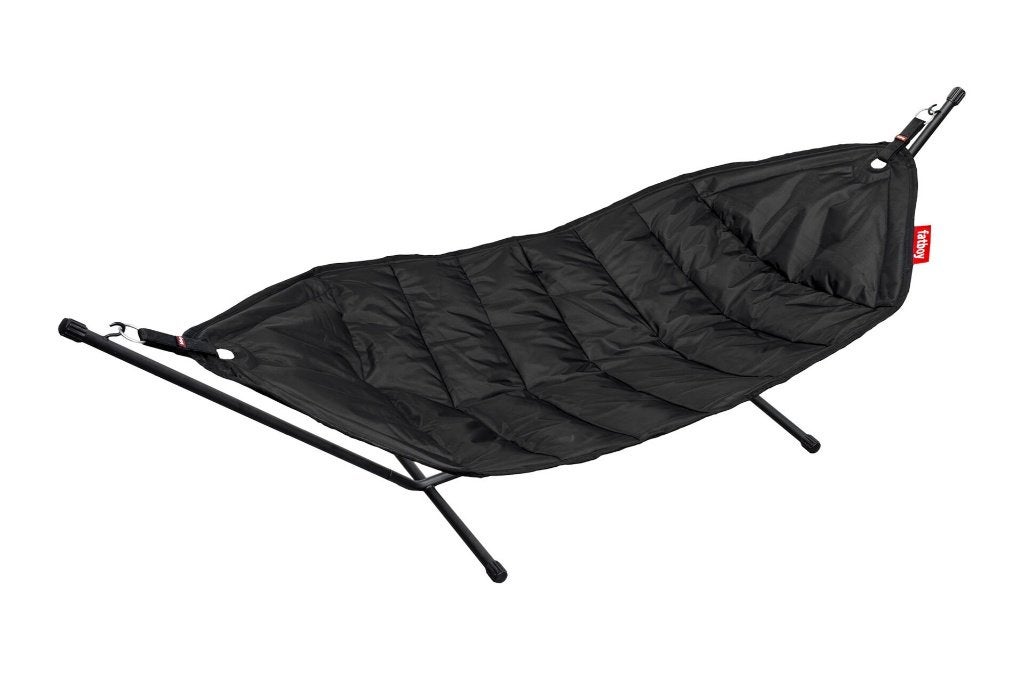 Hangmat Fatboy - Zwart, Jardin & Terrasse, Avec support, Enlèvement, Utilisé, Multi-personne
