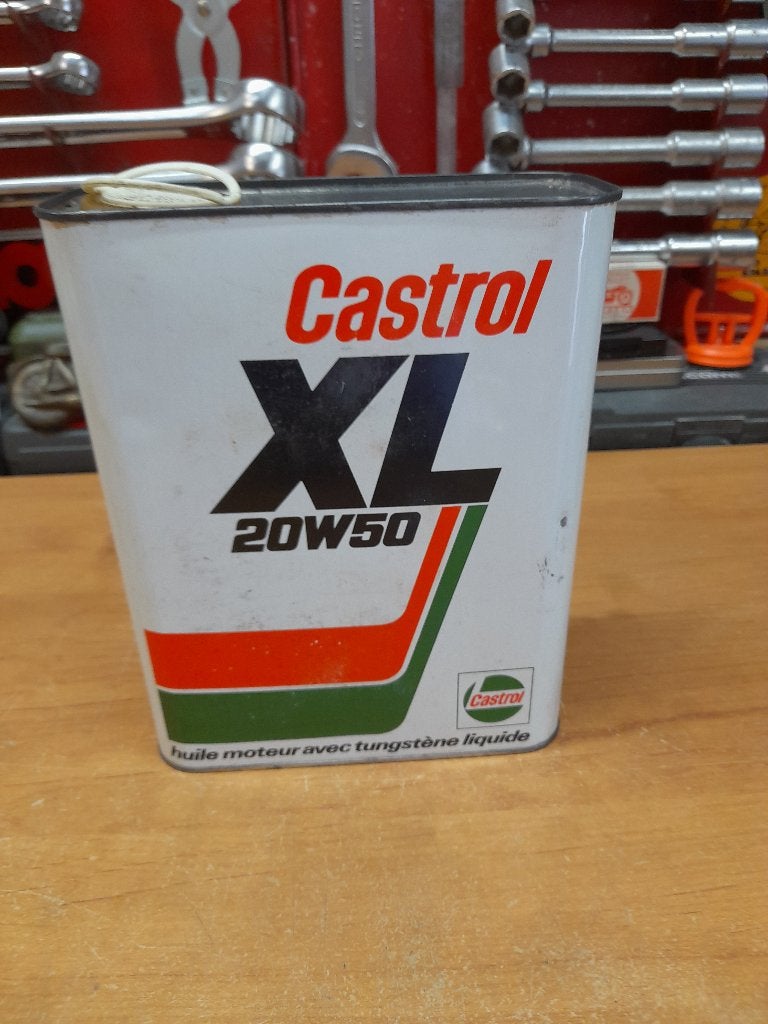 ancien bidon huile vide castrol xl 20w50 tungstene, Envoi, Utilisé, Autres types