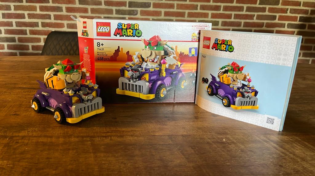 Lego (complet) Super Mario - La voiture de muscle de Bowser, Enlèvement ou Envoi, Lego, Comme neuf, Complet