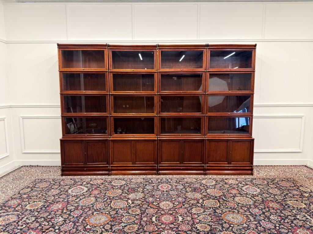 Originele Globe Wernicke Set Engelse Boekenkasten Kastenwand, Enlèvement