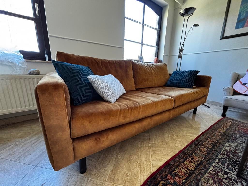 Chaise de couleur cognac chaude, Enlèvement, Comme neuf