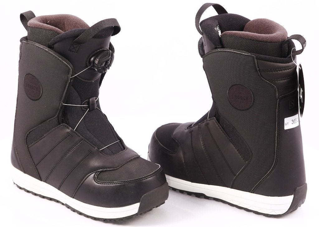 Chaussures de snowboard 22 cm pour enfants SALOMON LAUNCH, Envoi, Utilisé, Chaussures
