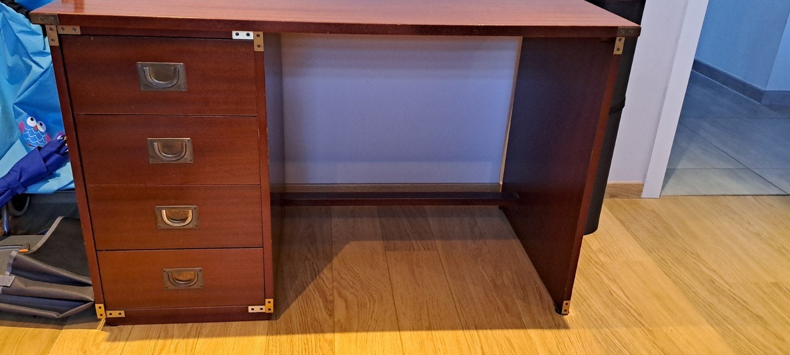 bureau, Maison & Meubles, Bureau d'ordinateur, 65 cm, Enlèvement, Brun