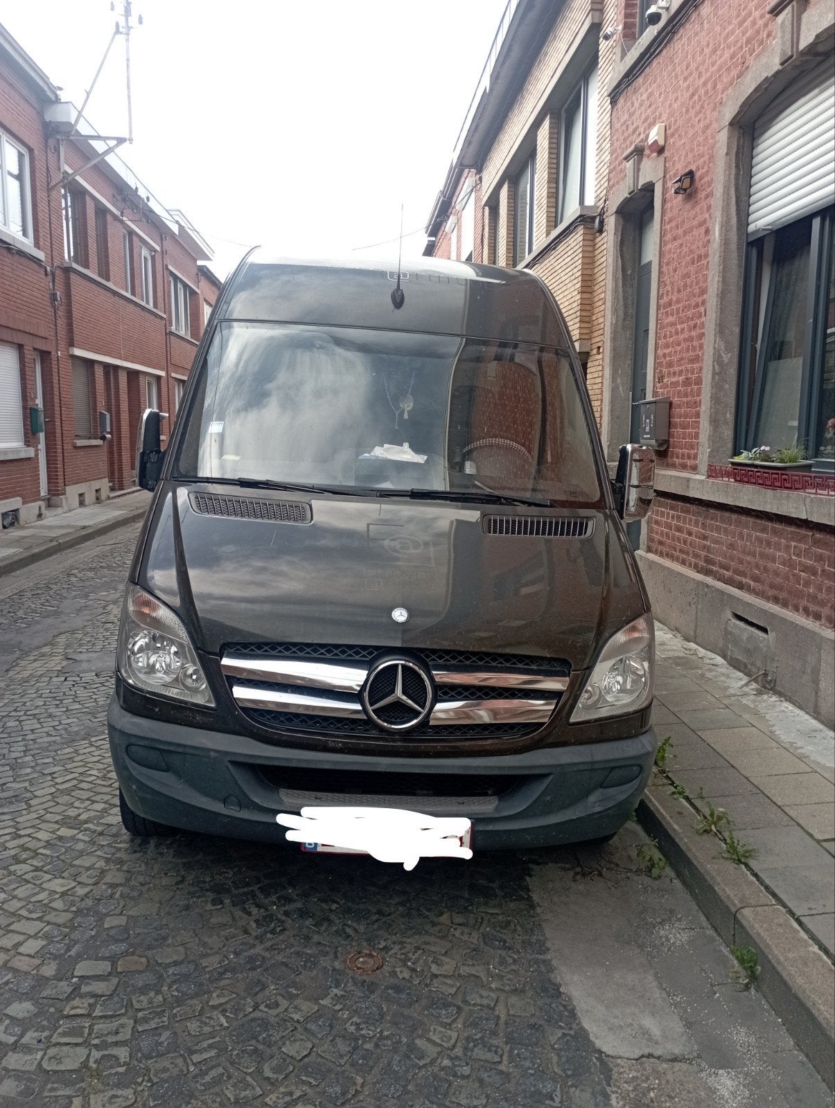 Mercedes Sprinter 2008, Autos, Camionnettes & Utilitaires, Achat, Boîte manuelle, Noir, Mercedes-Benz