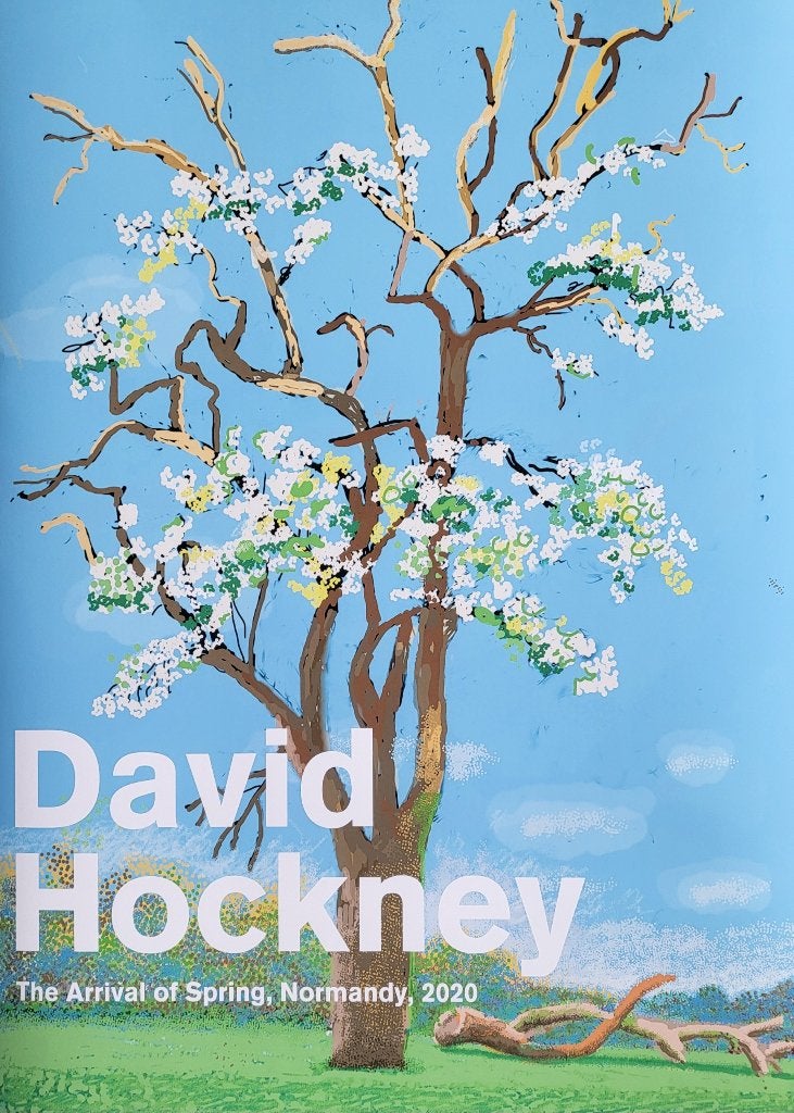 David Hockney (1937-2026) - The arrival of Spring, Ophalen of Verzenden