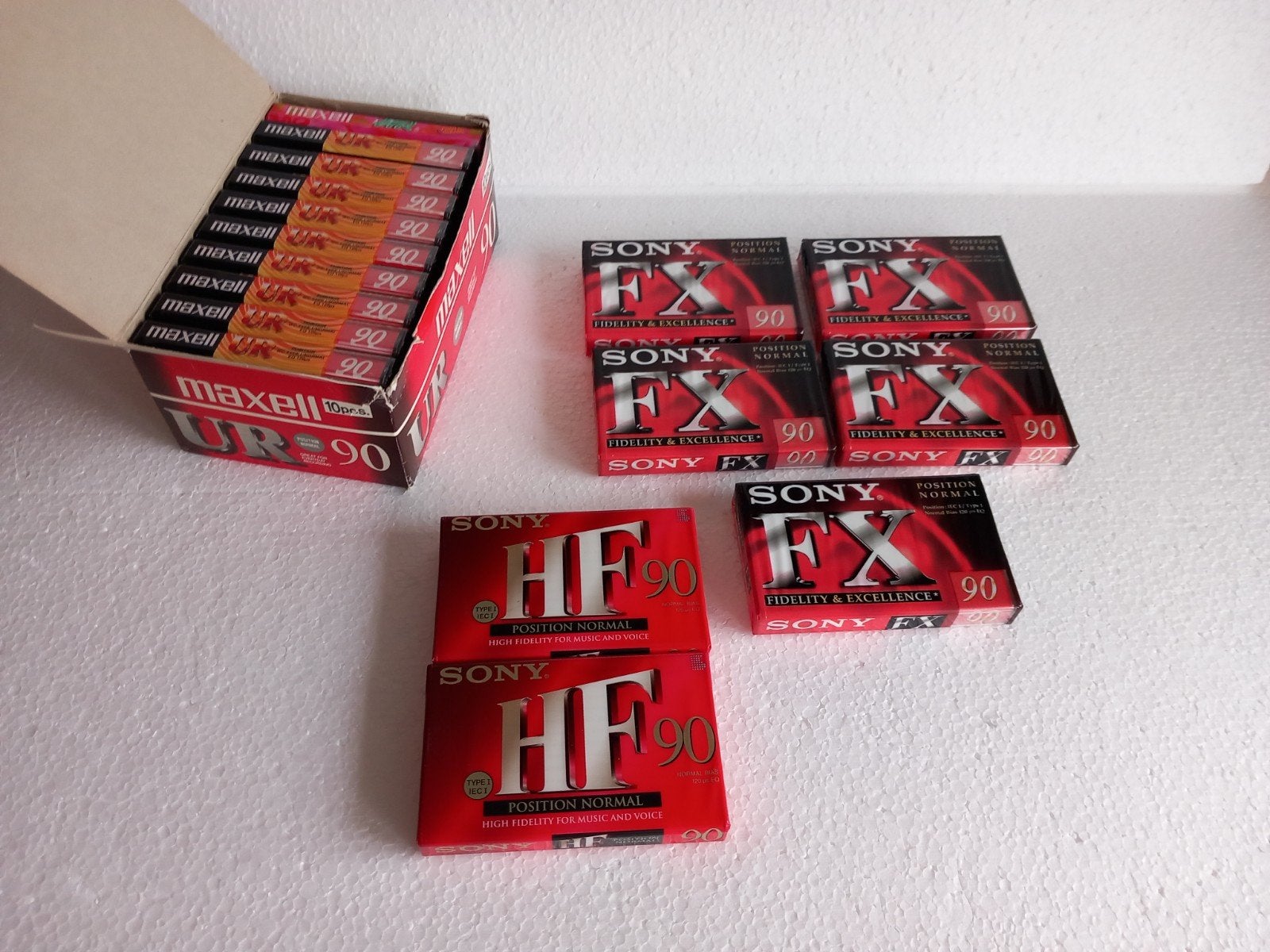 17 CASSETTE SONY + MAXELL IN ORIGINELE VERPAKKING, Ophalen of Verzenden