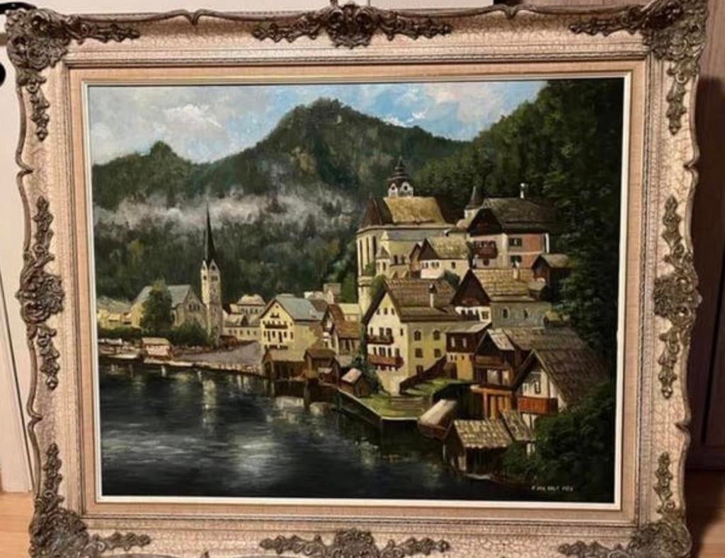 Gratis schilderij, Antiek en Kunst, Ophalen