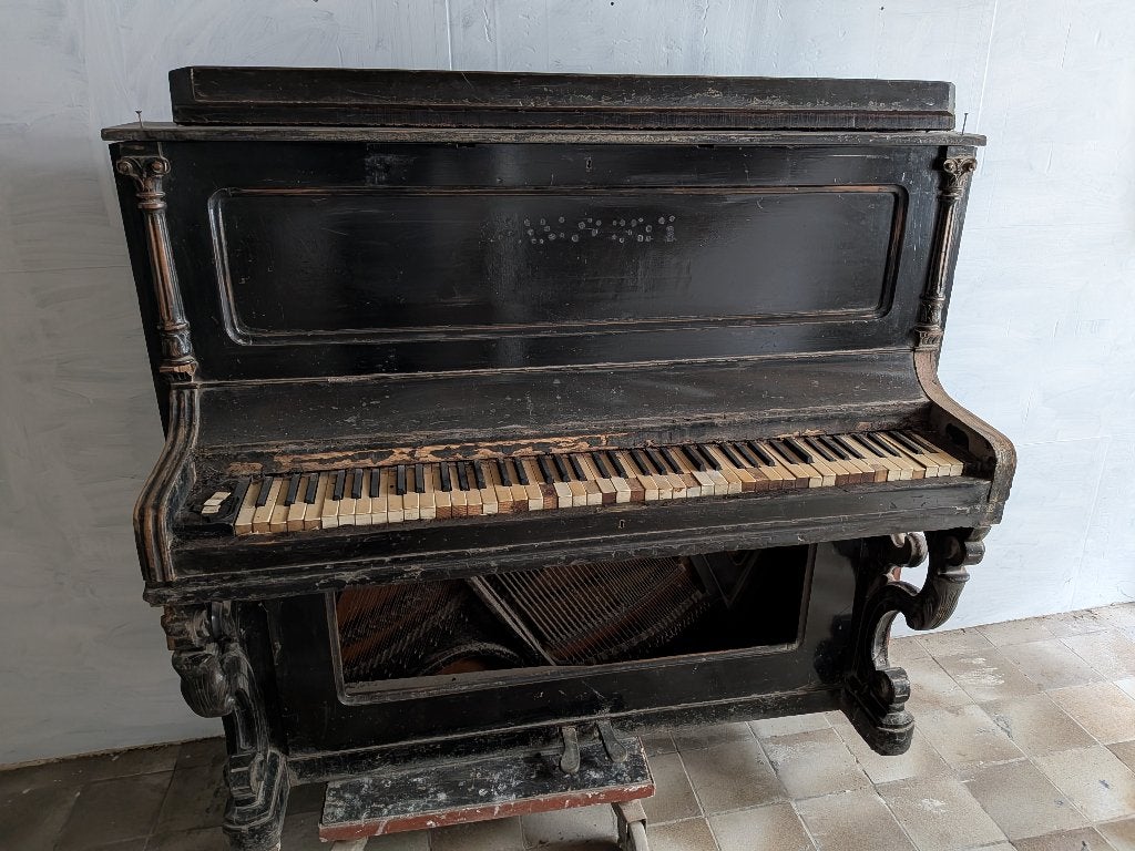 Piano, Ophalen, Gebruikt, Zwart, Piano