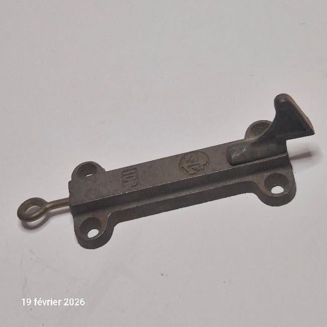 Oude rolluikvergrendeling, rolluik, deur, gietijzer, Antiek en Kunst, Verzenden