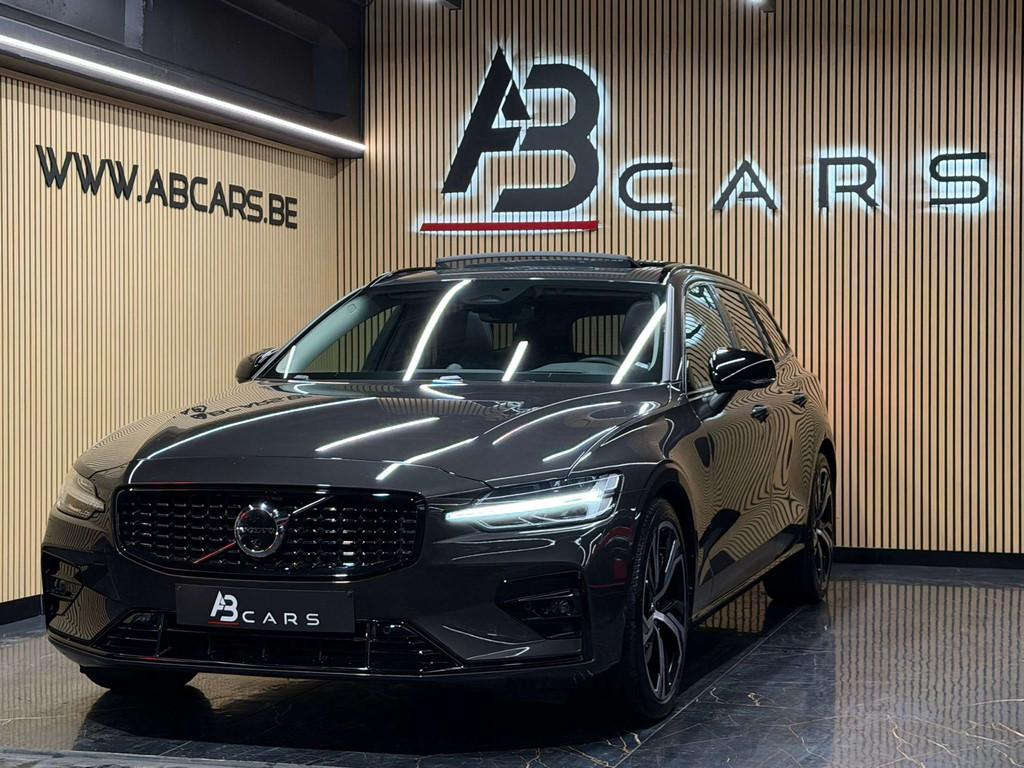 Volvo V60 2.0 T R-Design * GARANTIE 12 MOIS * 1ER PROP *, Cuir, Achat, Entreprise, Noir