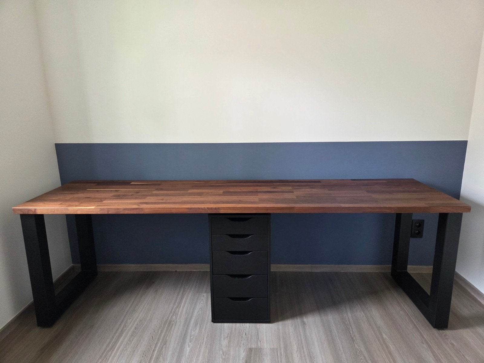 Bureau met ladekast 246x63,5x77cm, 246 cm, Utilisé, IKEA, Bureau-armoire combiné